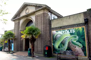 Outside Reptile House at London Zoo