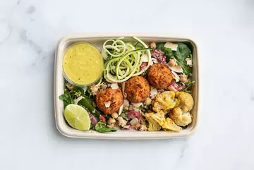 A salad box at London Zoo