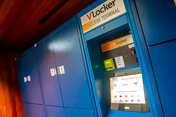 Lockers at London Zoo