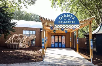 Giants of the Galapagos building at London Zoo