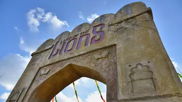 The entrance to Land of the Lions at London Zoo