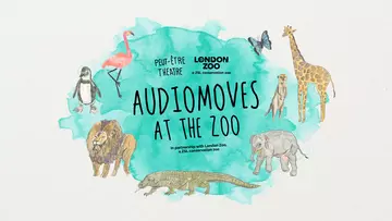 Audiomoves logo with animals