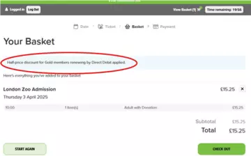 Member Login Checkout