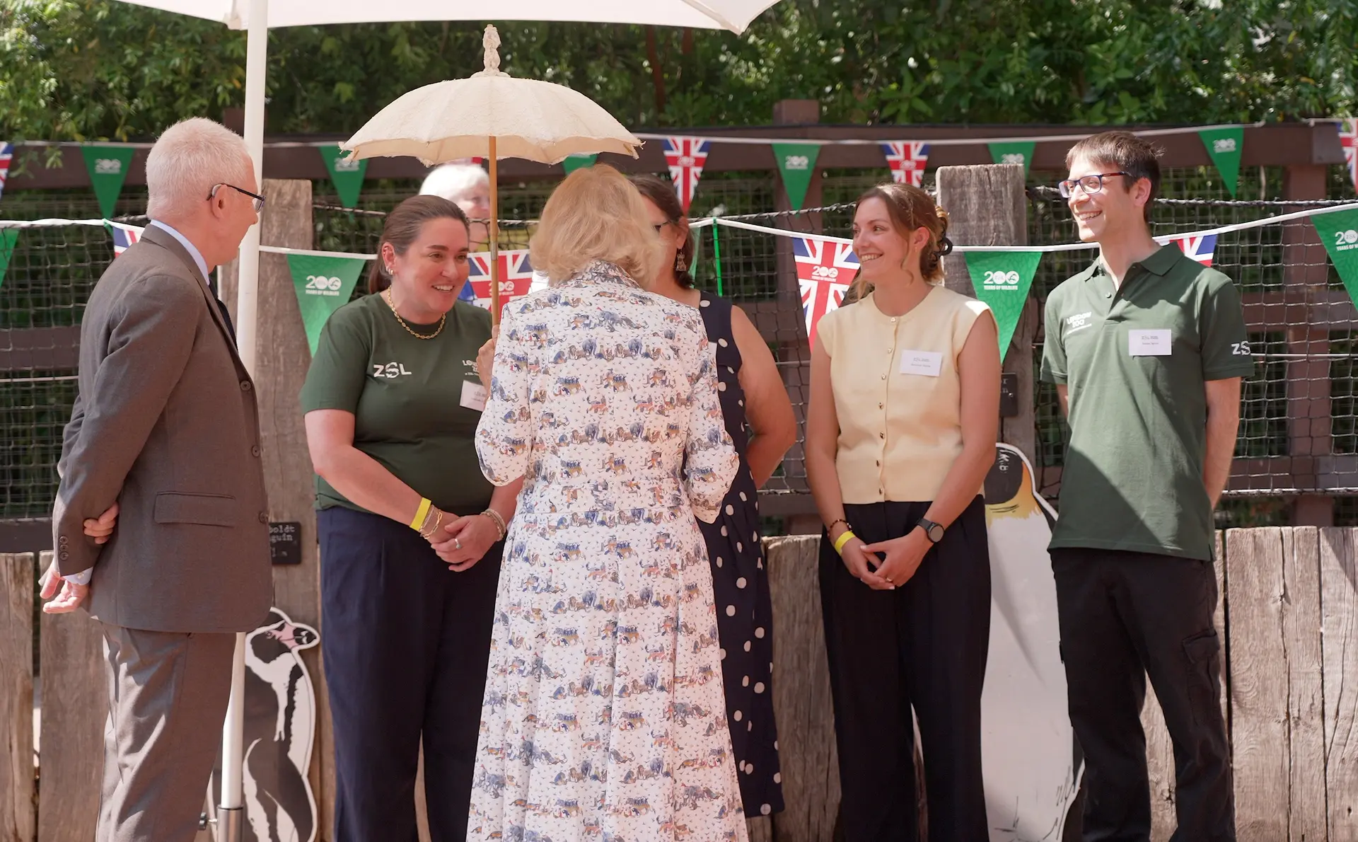 HRM Queen Camilla meets science and wildlife health scientists