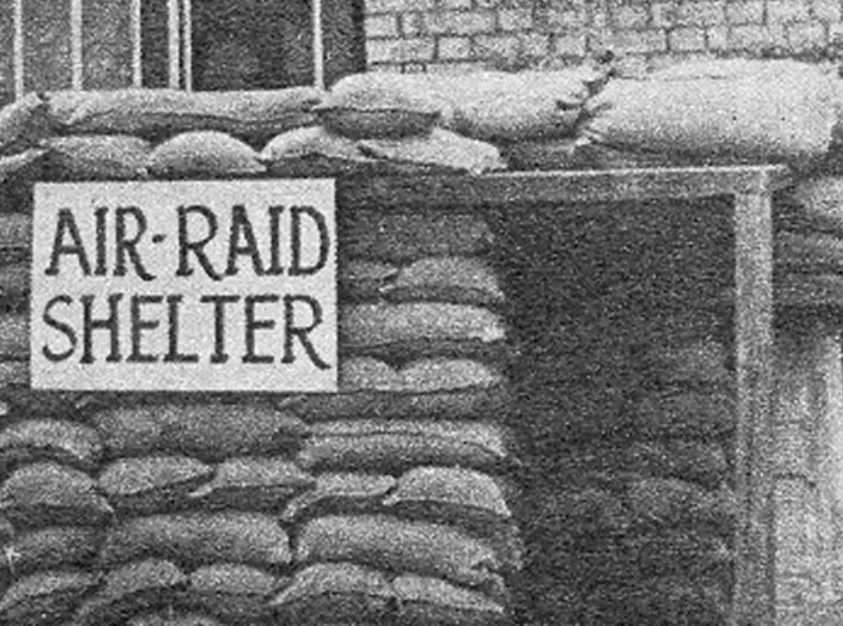 Air raid shelter at London Zoo
